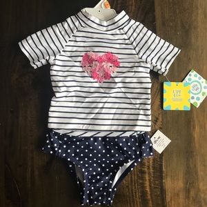 Little Me bathing suit , 2-piece